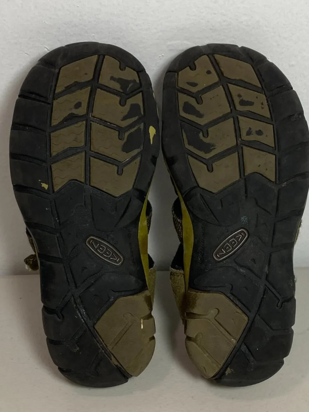KEEN Kids Sz 13 SeaCamp2 Waterproof Sport Hiking Sandal,Green, Anti-Odor Footbed